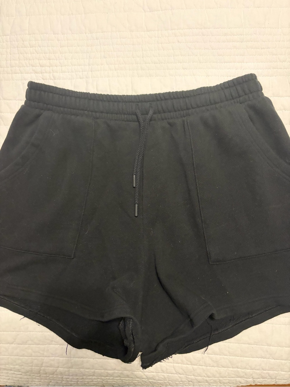PINK Victoria's Secret Black Athletic Drawstring Shorts